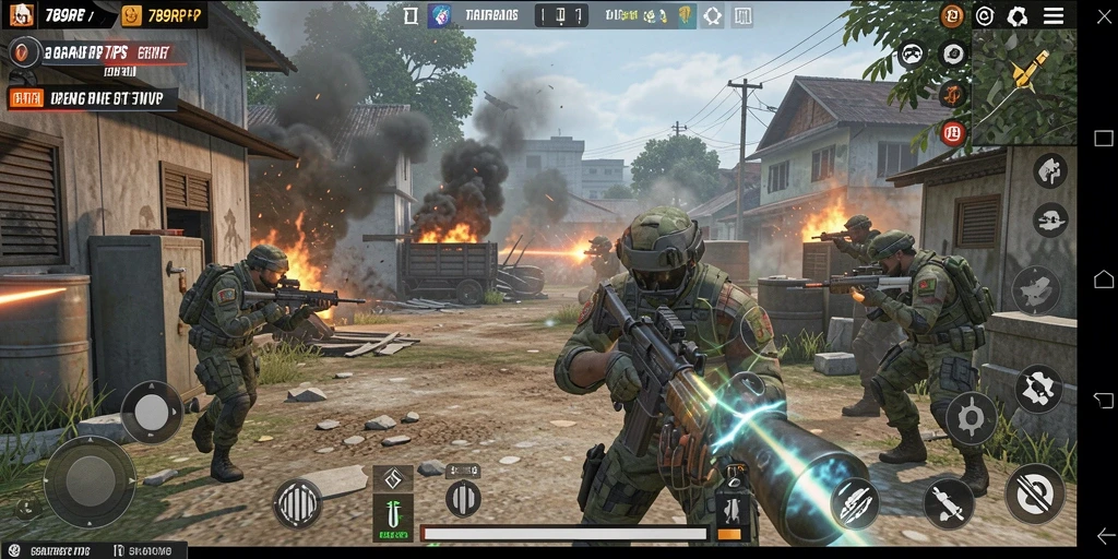 Tangkapan layar utama gameplay TPS yang mendebarkan dan penuh aksi.