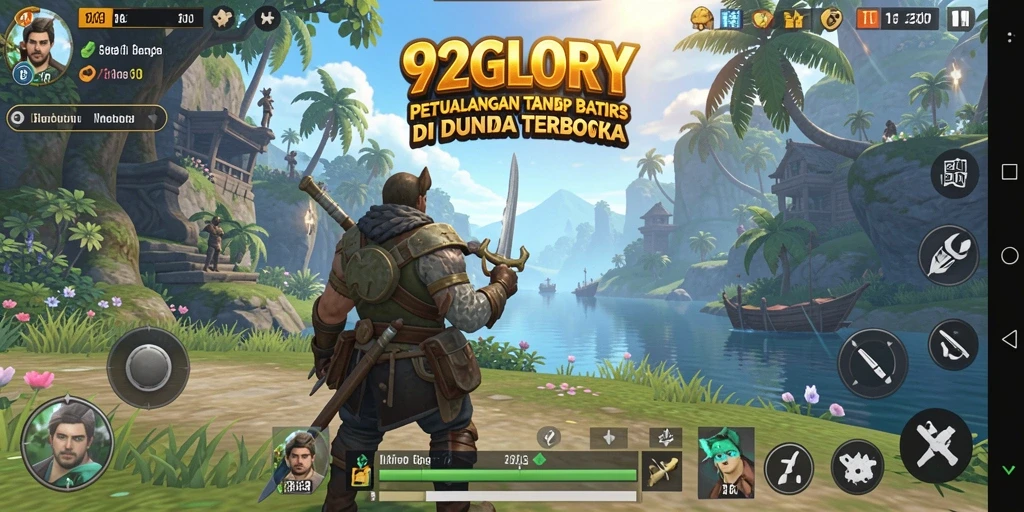 Gameplay seru di dunia terbuka 92GLORY yang menakjubkan.