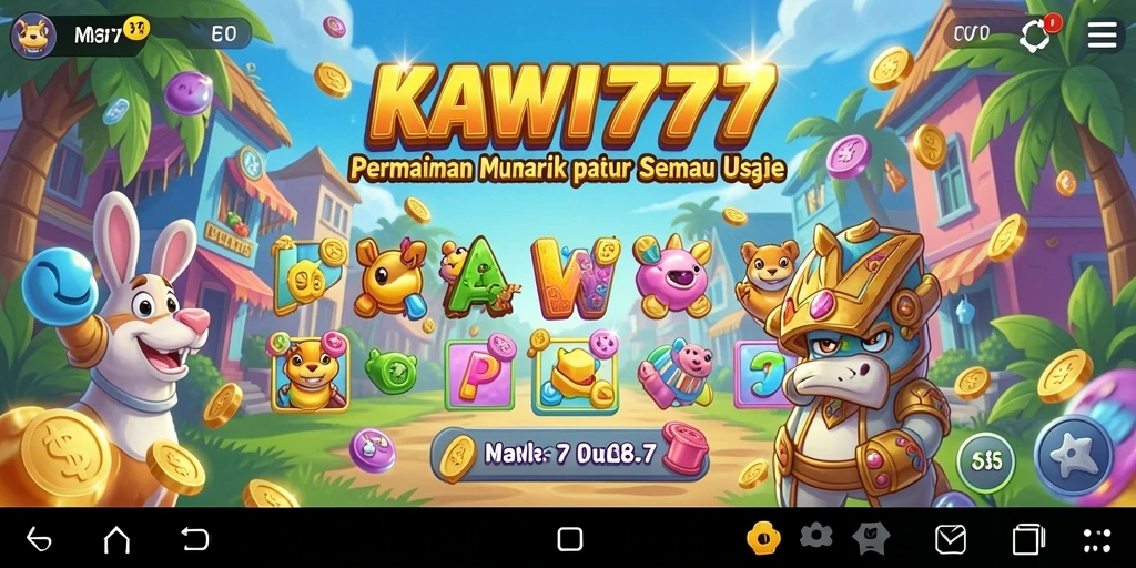Tampilan gameplay yang menarik dan menantang dari KAWI777.