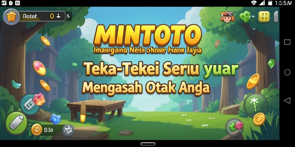 Tampilan gameplay MINTOTO yang menarik dan menantang teka-teki.