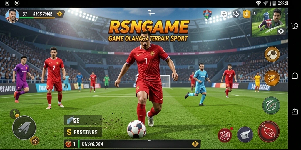 Tampilan gameplay RSNGAME yang seru dalam berbagai jenis olahraga.