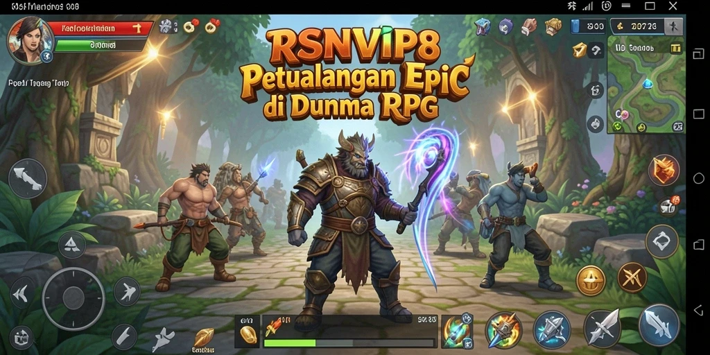 Tangkapan layar RSNVIP8 menunjukkan petualangan seru di dunia fantasi yang menengangkan.